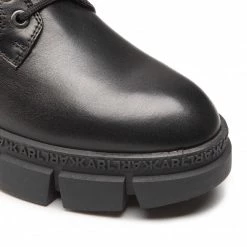 Bottes Et Autres Bottines KARL LAGERFELD - KL43250 Black Lthr Noir -KARL LAGERFELD Soldes 06 0000301442660 st