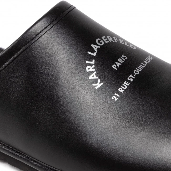 Mules Et Sandales Chaussons KARL LAGERFELD - KL20008 Black Lthr Noir 8 Mules Et Sandales Chaussons KARL LAGERFELD - KL20008 Black Lthr Noir – Image 6