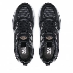 Chaussures Basses Sneakers KARL LAGERFELD - KL63110 Black Lthr/Textile Noir -KARL LAGERFELD Soldes 07 0000209794694 rz