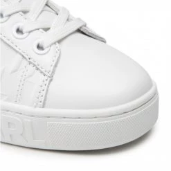 Chaussures Basses Sneakers KARL LAGERFELD - KL61019 White Lthr W/Iridescent Blanc -KARL LAGERFELD Soldes 07 0000301363958 plj