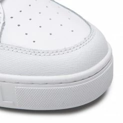 Chaussures Basses Sneakers KARL LAGERFELD - KL61055 White Lthr/Mono Blanc -KARL LAGERFELD Soldes 07 0000301364030 fp