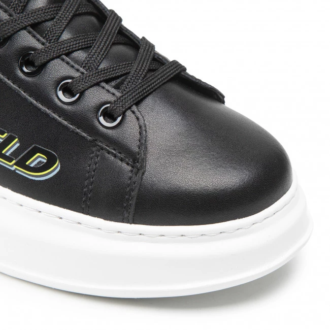Chaussures Basses Sneakers KARL LAGERFELD - KL52514 Black Lthr W/Lime Green Noir 8 Chaussures Basses Sneakers KARL LAGERFELD - KL52514 Black Lthr W/Lime Green Noir – Image 6