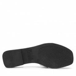 Mules Et Sandales Mules / Sandales De Bain KARL LAGERFELD - KL80410 White Lthr Blanc -KARL LAGERFELD Soldes 17 0000209794496 pa