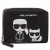 Maroquinerie Portefeuille Femme Petit Format KARL LAGERFELD - 201W3202 Black Noir -KARL LAGERFELD Soldes 8720092045995 01 mn