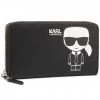 Maroquinerie Portefeuille Femme Grand Format KARL LAGERFELD - 201W3203 Black Noir -KARL LAGERFELD Soldes 8720092046008 01 pl