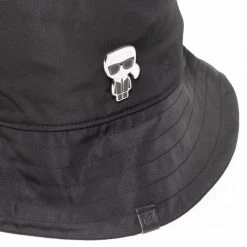 Textiles Chapeau KARL LAGERFELD - Bcuket 205W3404 Black 999 Noir -KARL LAGERFELD Soldes 8720092197090 05 pa