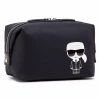 Trousses De Toilette Et Vanity Cases Trousse De Toilette KARL LAGERFELD - 210W3087 Black 999 Noir -KARL LAGERFELD Soldes 8720092328043 01 mg