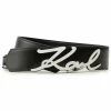 Bijoux Et Décorations Bandoulière / Anse Amovible KARL LAGERFELD - 211W3902 Black/White Noir -KARL LAGERFELD Soldes 8720092378611 01 sw