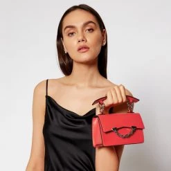 Sacs Sac à Main KARL LAGERFELD - 206W3054 Tangerine Rouge -KARL LAGERFELD Soldes 8720092381307