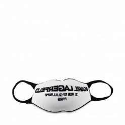 Textiles Masque En Tissu KARL LAGERFELD - 215W3913 Black A999 Noir -KARL LAGERFELD Soldes 8720092467230 03 ki
