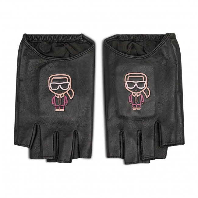 Maroquinerie Gants Femme KARL LAGERFELD - 215W3601 Black Noir 3 Maroquinerie Gants Femme KARL LAGERFELD - 215W3601 Black Noir