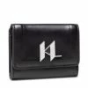 Maroquinerie Portefeuille Femme Petit Format KARL LAGERFELD - 216W3220 Black Noir -KARL LAGERFELD Soldes 8720092532549 01 wj