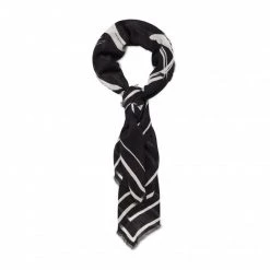 Textiles Châle KARL LAGERFELD - 216W3309 Blck/Wht A998 Blanc, Noir