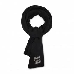 Textiles Écharpe KARL LAGERFELD - Ikonik Choup Rhins 216W3311 Black A999 Noir