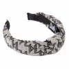 Accessoires Cheveux Serre-tête KARL LAGERFELD - Essential Mono 216W3408 Multi A900 Beige, Gris -KARL LAGERFELD Soldes 8720092533126 01 ph