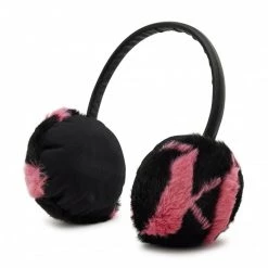 Textiles Cache-oreilles KARL LAGERFELD - 216W3917 Black/Pink A955 Noir, Rose