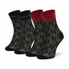 Sets Lot De 2 Paires De Chaussettes Hautes Femme KARL LAGERFELD - 216W6003 A999 Noir -KARL LAGERFELD Soldes 8720092533775 4