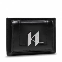 Maroquinerie Étui Cartes De Crédit KARL LAGERFELD - 216W3215 Black/Nick Noir