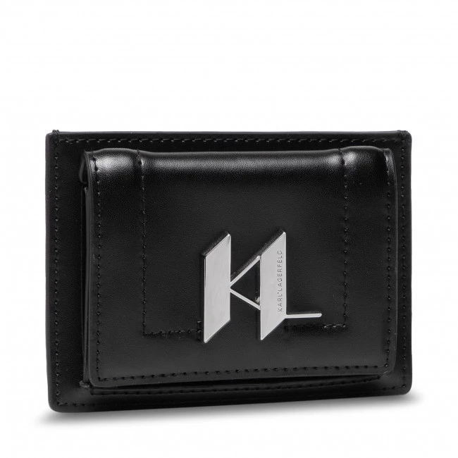 Maroquinerie Étui Cartes De Crédit KARL LAGERFELD - 216W3215 Black/Nick Noir 3 Maroquinerie Étui Cartes De Crédit KARL LAGERFELD - 216W3215 Black/Nick Noir