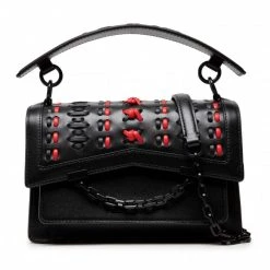 Sacs Sac à Main KARL LAGERFELD - 220W3012 Black/Red Noir