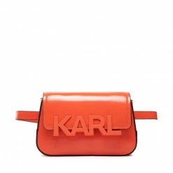 Sacs Sac Banane KARL LAGERFELD - 220W3013 Spicy Org Rouge -KARL LAGERFELD Soldes 8720092670142 03 bs kopia