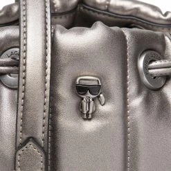 Sacs Sac à Main KARL LAGERFELD - 220W3045 Gunmetal Gris -KARL LAGERFELD Soldes 8720092670531 03 pa