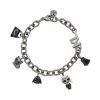 Bijoux Et Décorations Bracelet KARL LAGERFELD - 220W3940 Gunmetal A979 Noir -KARL LAGERFELD Soldes 8720092685788 01 st
