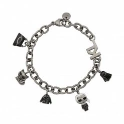 Bijoux Et Décorations Bracelet KARL LAGERFELD - 220W3940 Gunmetal A979 Noir