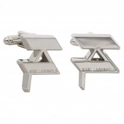 Bijoux Et Décorations Boutons De Manchettes KARL LAGERFELD - 220W3991 Nickel Argent