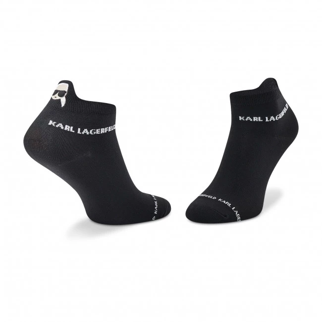 Sets Lot De 2 Paires De Chaussettes Basses Femme KARL LAGERFELD - 220W6001 Blck/Wht A998 Blanc, Noir 5 Sets Lot De 2 Paires De Chaussettes Basses Femme KARL LAGERFELD - 220W6001 Blck/Wht A998 Blanc, Noir – Image 3