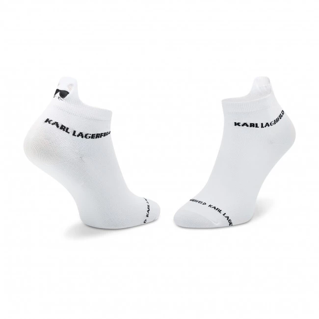 Sets Lot De 2 Paires De Chaussettes Basses Femme KARL LAGERFELD - 220W6001 Blck/Wht A998 Blanc, Noir 4 Sets Lot De 2 Paires De Chaussettes Basses Femme KARL LAGERFELD - 220W6001 Blck/Wht A998 Blanc, Noir – Image 2